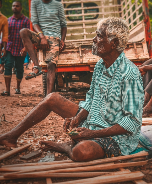 Mann aus Bangladesch